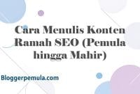 Cara Menulis Konten Ramah SEO (Pemula hingga Mahir)