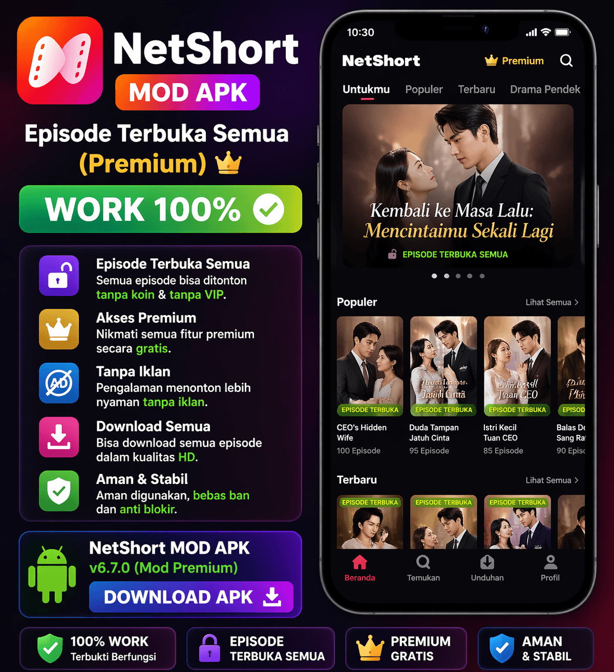 NetShort MOD APK Episode Terbuka Semua (Premium) Work 100%