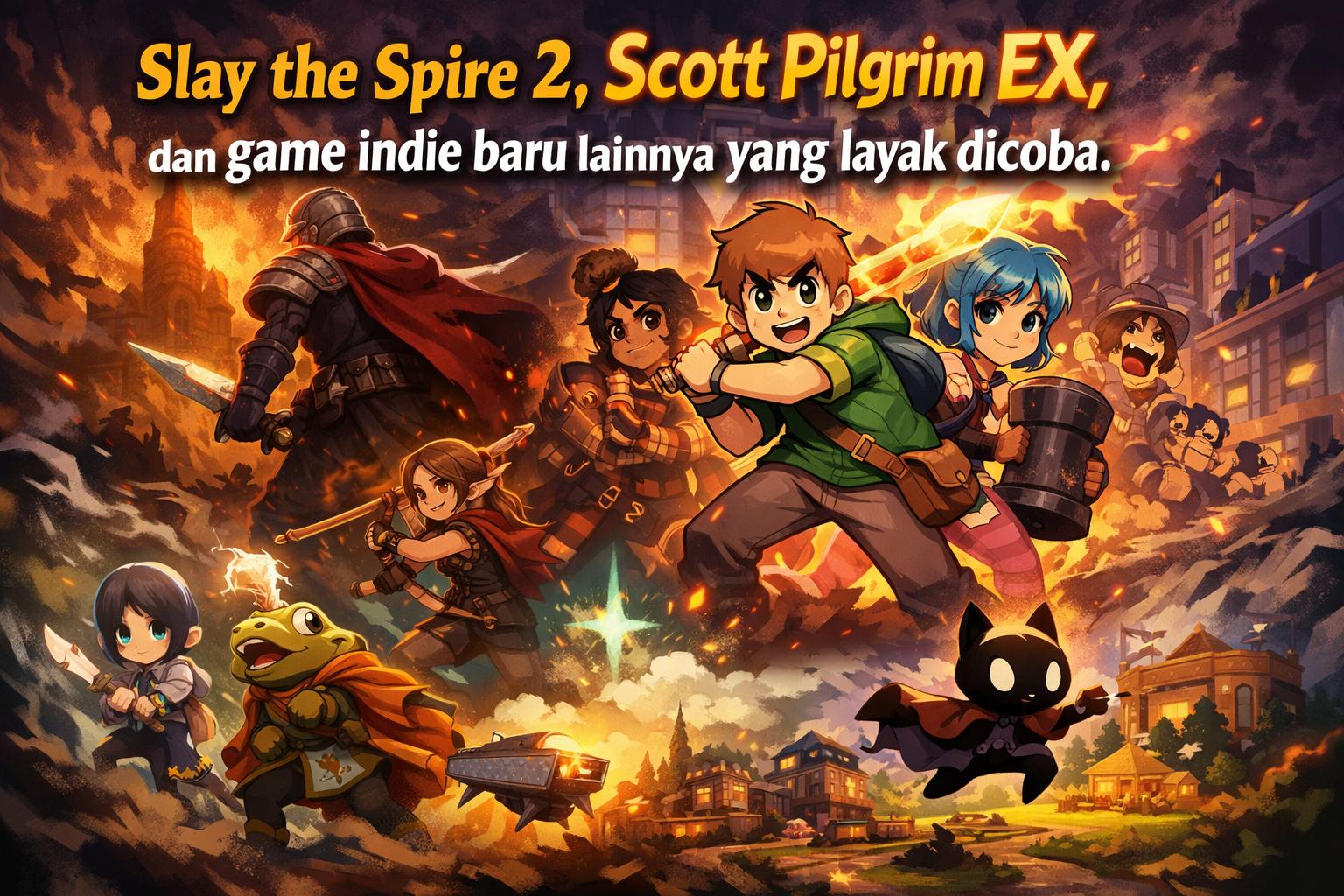 Slay the Spire 2, Scott Pilgrim EX, dan game indie baru lainnya yang layak dicoba.