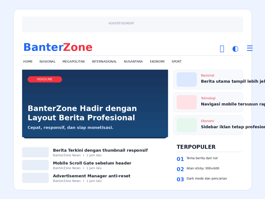 BanterZone - Theme WordPress