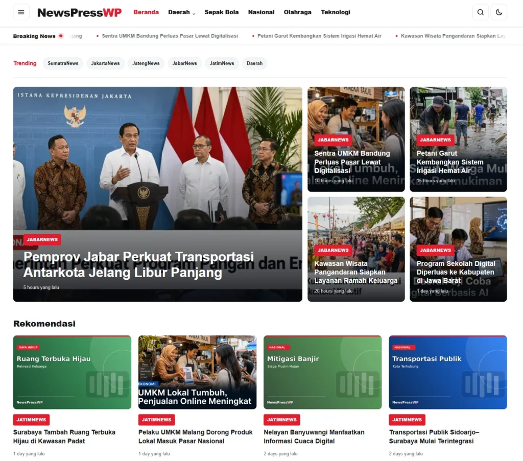 NewsPressWP - Theme WordPress